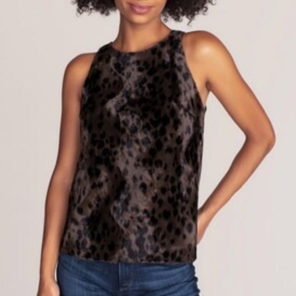 Trina Turk | NWT | Mill Creek Top | Faux Fur | Medium